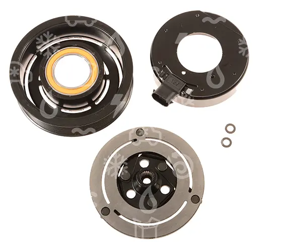 spojka pro kompresor DELPHI, 119 mm, poly V7, 12V,  35x55x20mm